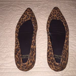 Leopard Stuart Weitzman Flats